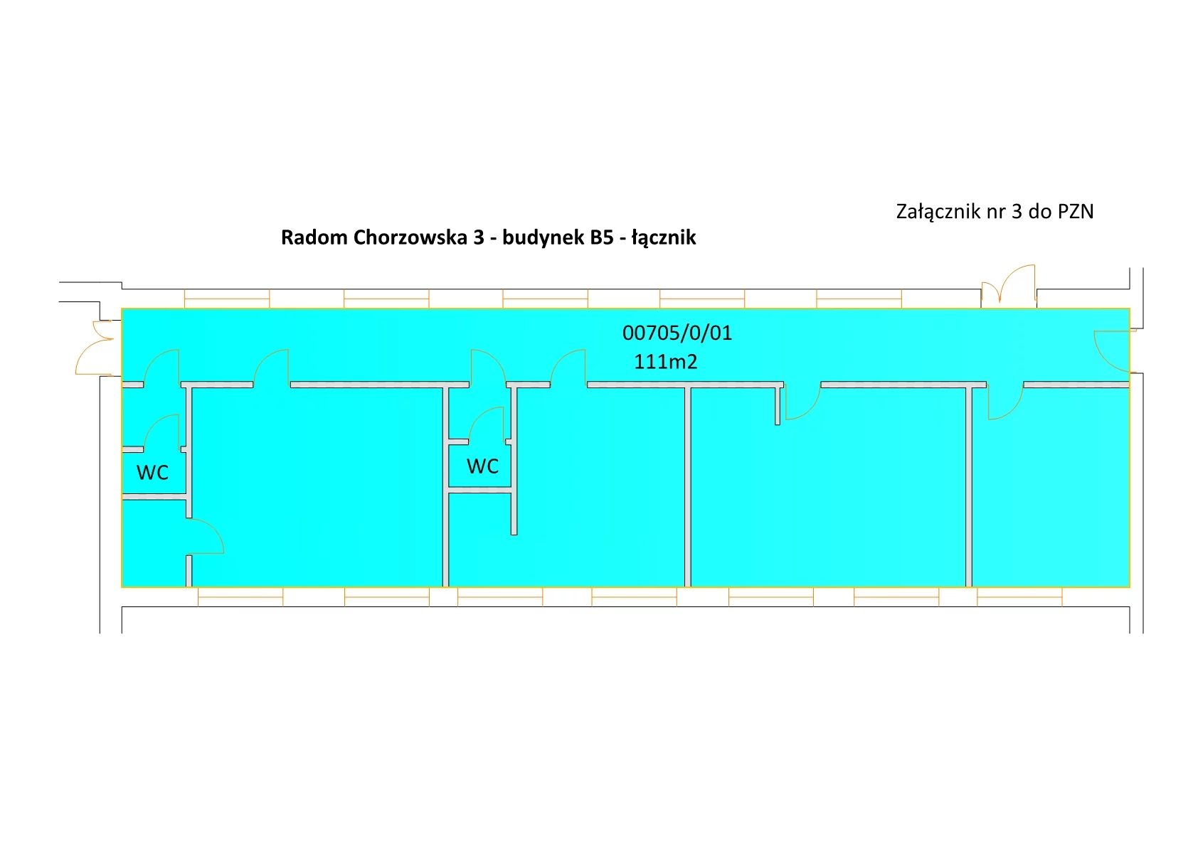 Biuro 111,00 m², oferta nr , 2911, Radom, Chorzowska