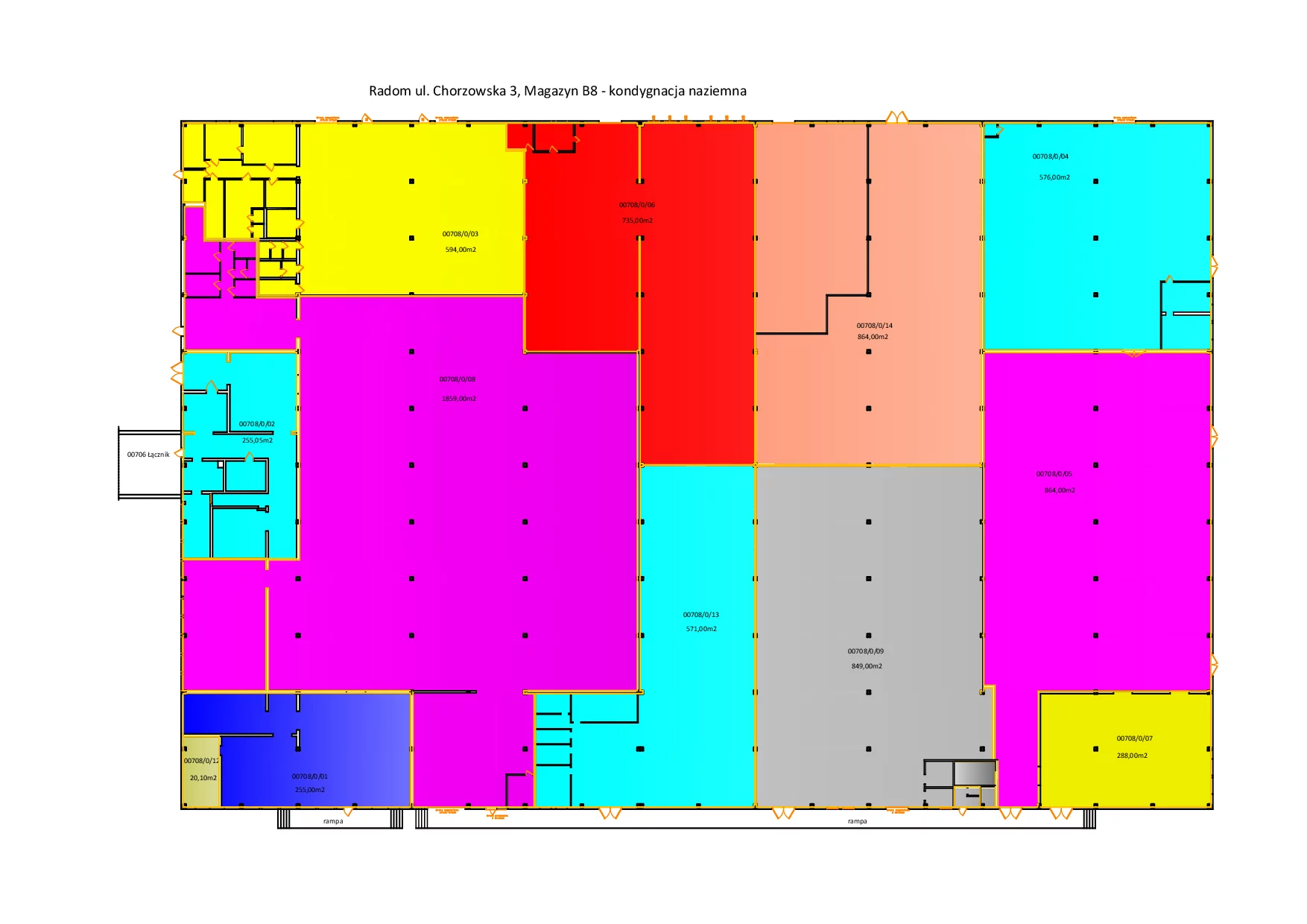 Magazyn 2 703,00 m², oferta nr , 2905, Radom, Chorzowska