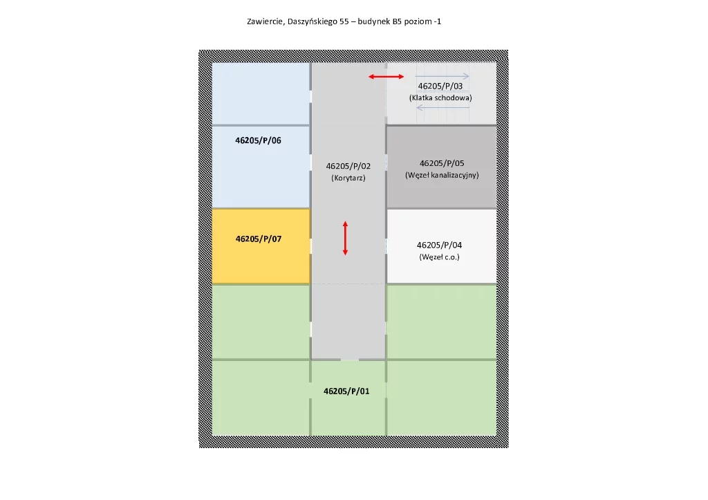 Magazyn 63,00 m², oferta nr , 2220, Zawiercie, Daszyńskiego