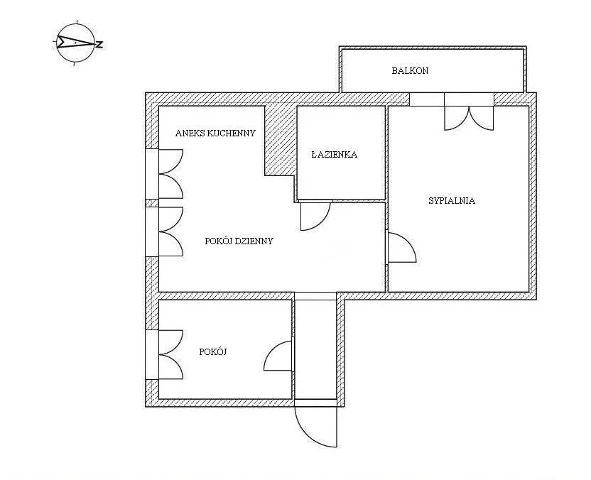 3 pokoje, mieszkanie 52,82 m², piętro 1, oferta nr , NGK-MW-454, Szczecin, Zachód, Pomorzany, Klemensiewicza