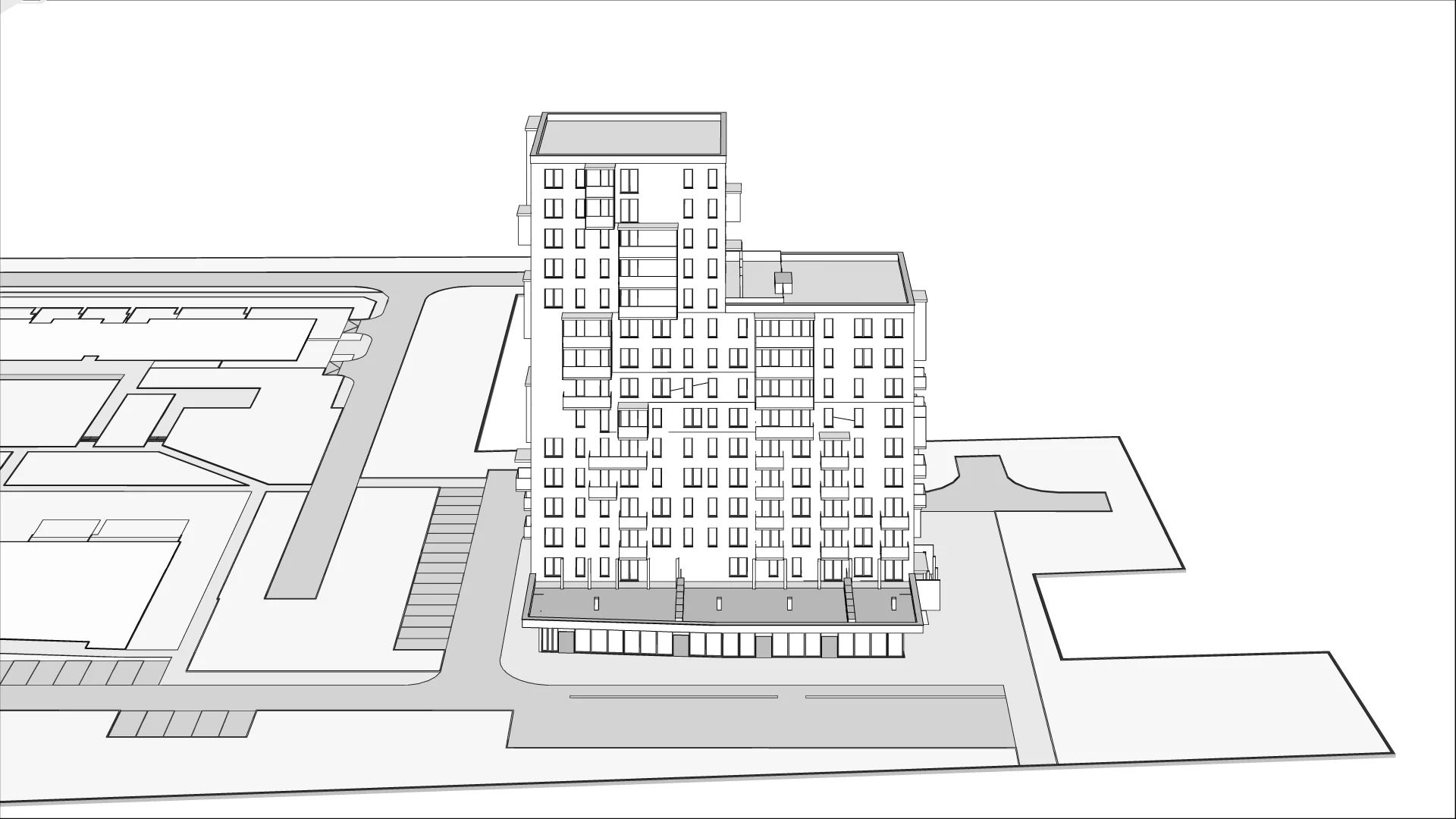 Wirtualna makieta 3D mieszkania 46.95 m², D/020