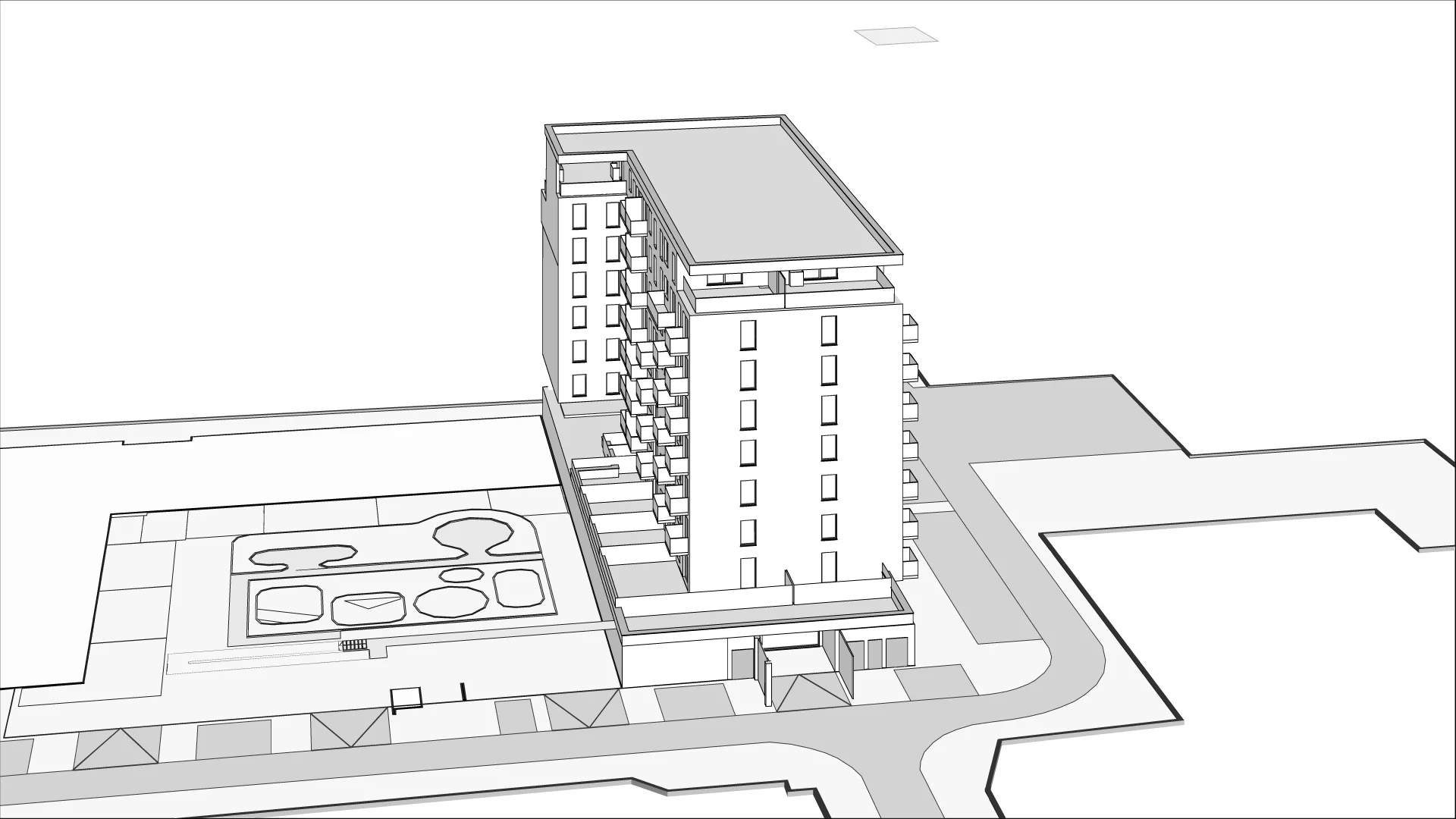 Wirtualna makieta 3D mieszkania 43.74 m², B3.4.7