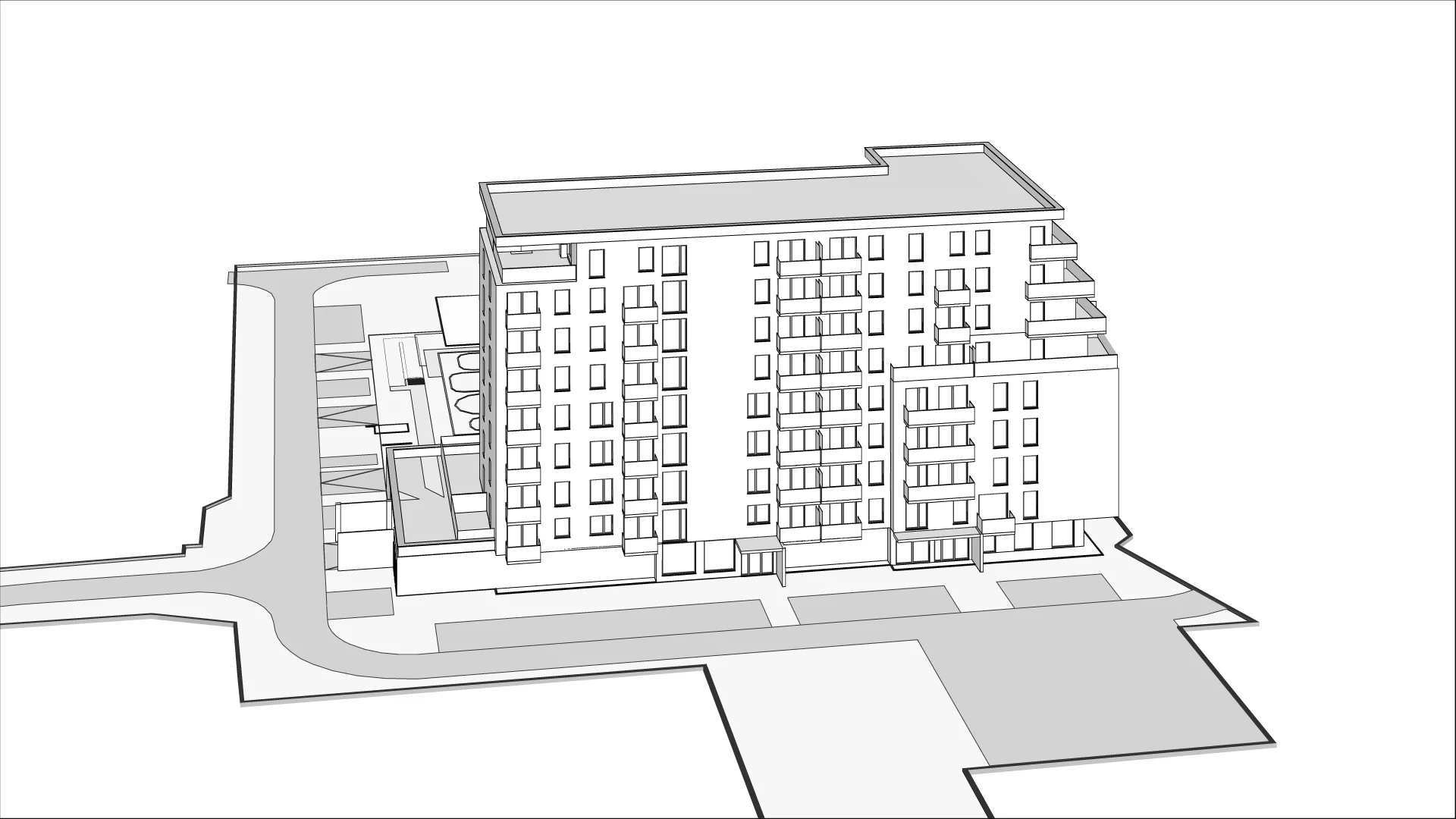 Wirtualna makieta 3D mieszkania 42.81 m², B3.7.2