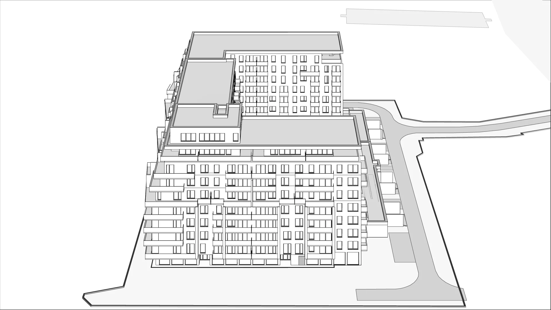 Wirtualna makieta 3D inwestycji Sedina Apartamenty - Etap I