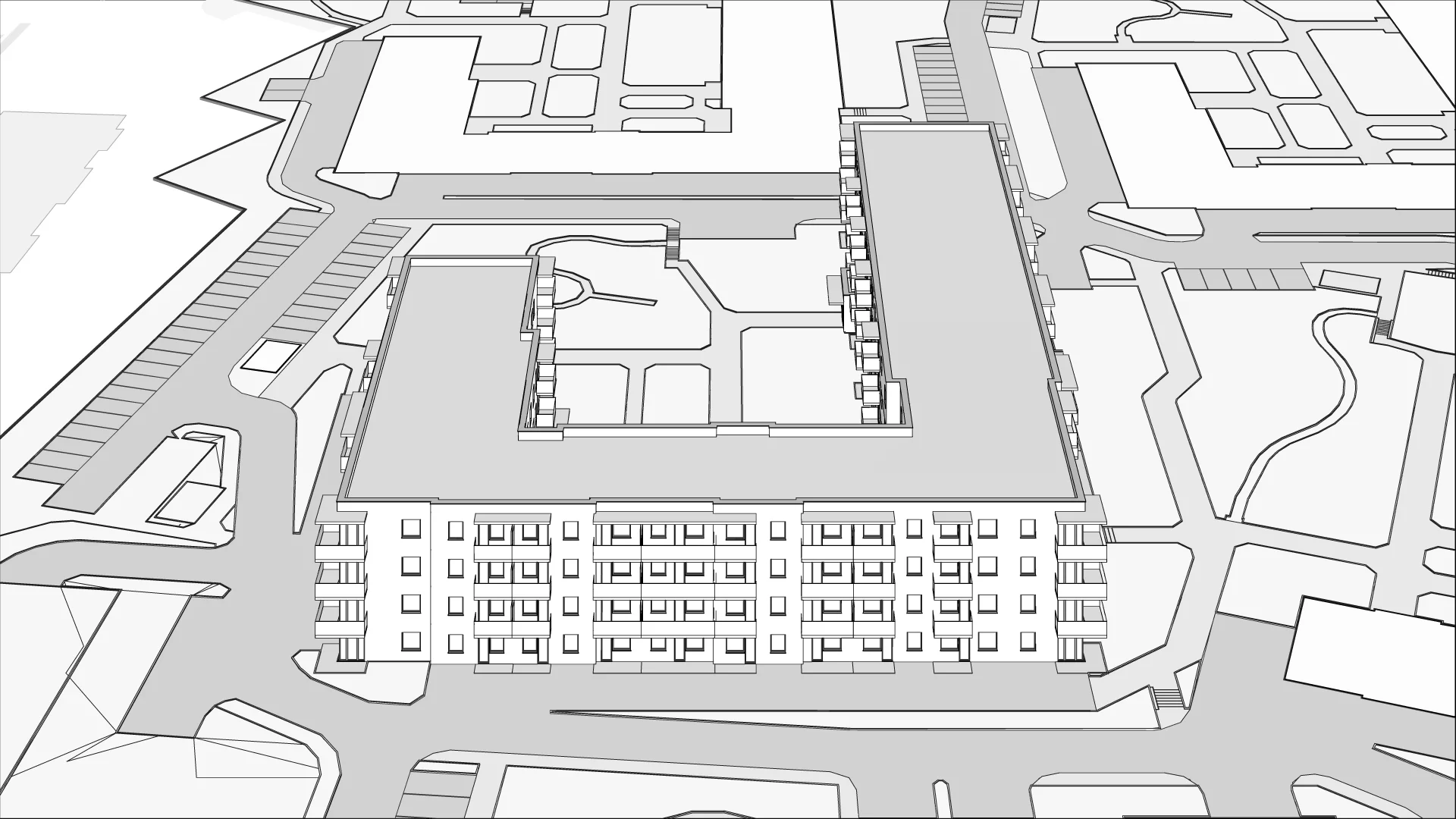 Wirtualna makieta 3D inwestycji Cukrownia Apartamenty - Etap III