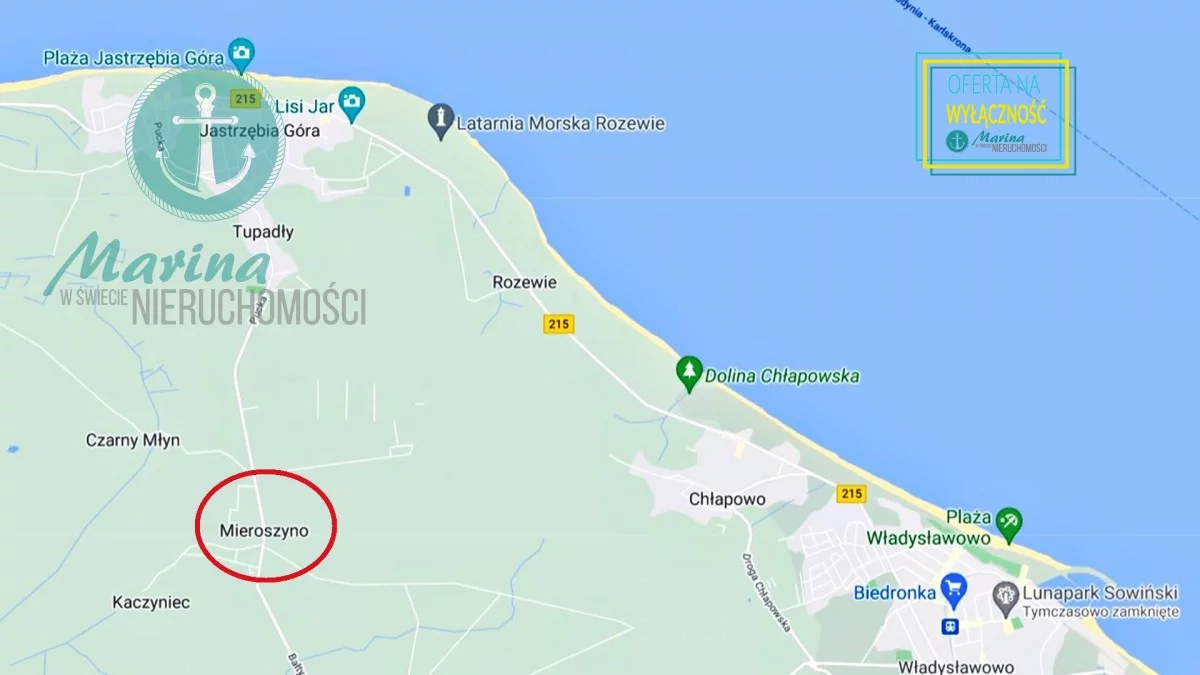 Działka 794,00 m², oferta nr , EC225922300, Mieroszyno, Sosnowa