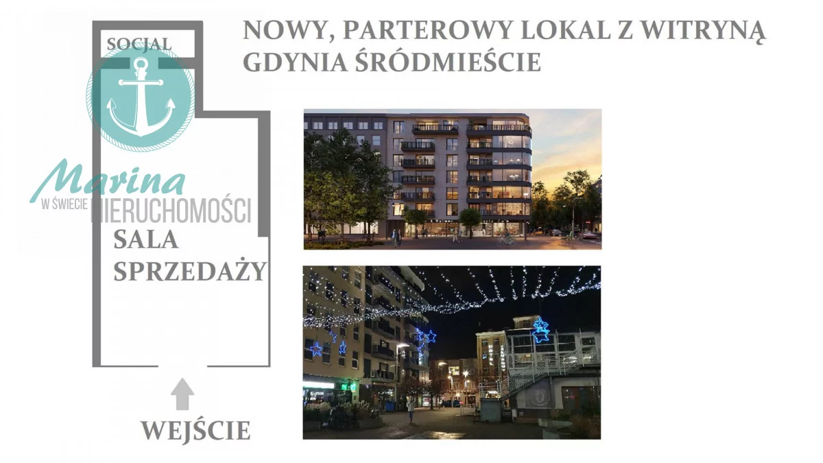 Lokal użytkowy 60,53 m², oferta nr , EC710798670, Gdynia, Śródmieście, Śródmieście, Kaszubski