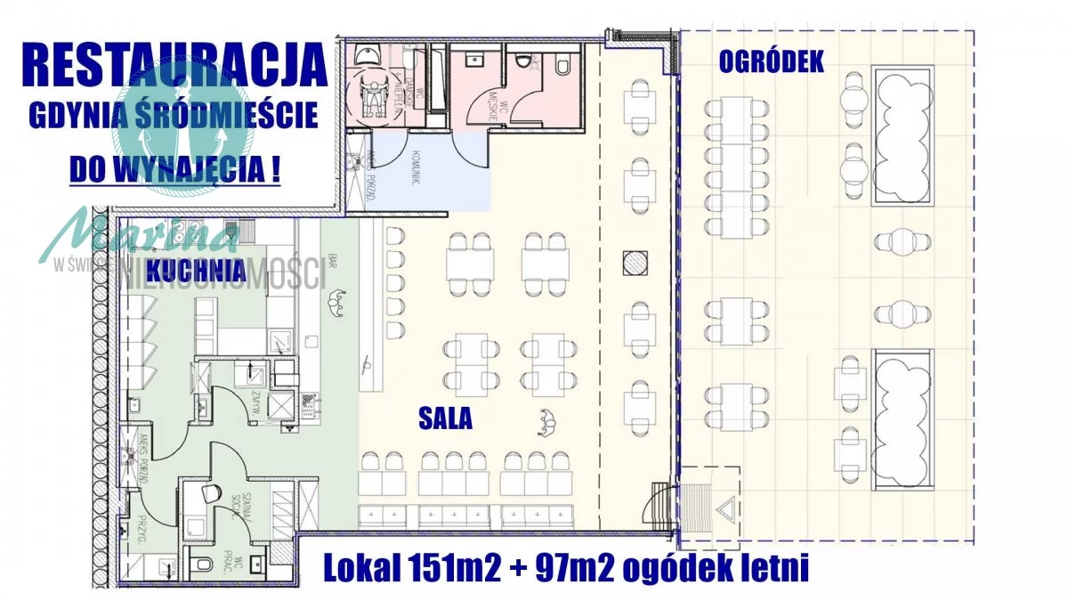 Lokal gastronomiczny 151,21 m², oferta nr , EC573852616, Gdynia, Śródmieście, Śródmieście, Świętojańska