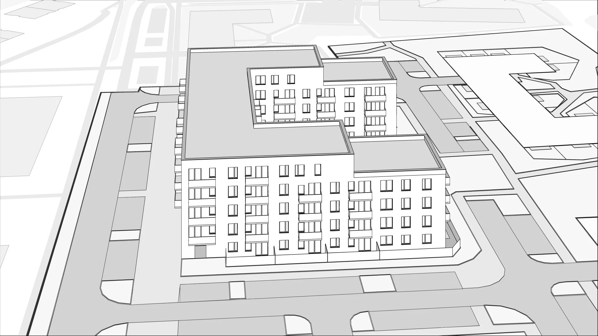 Wirtualna makieta 3D mieszkania 47.67 m², 3A/32