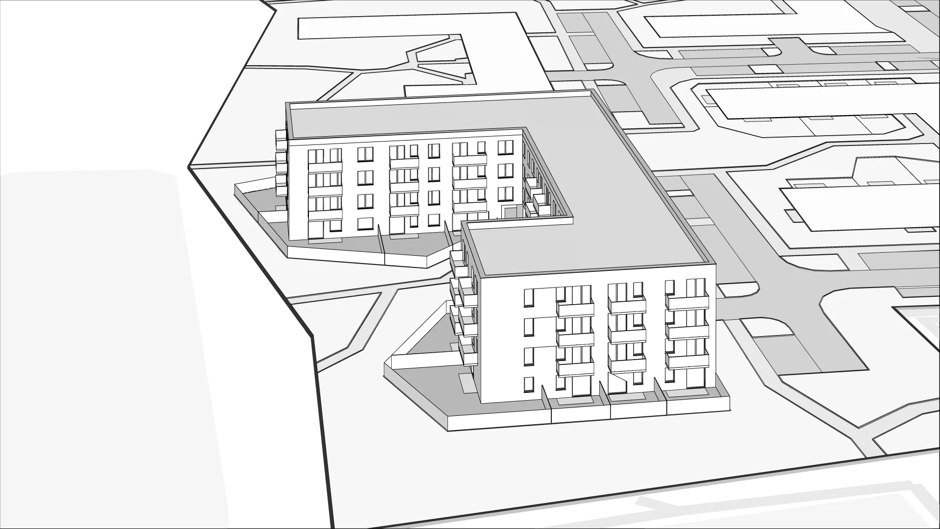 Wirtualna makieta 3D mieszkania 49.78 m², 3B/122