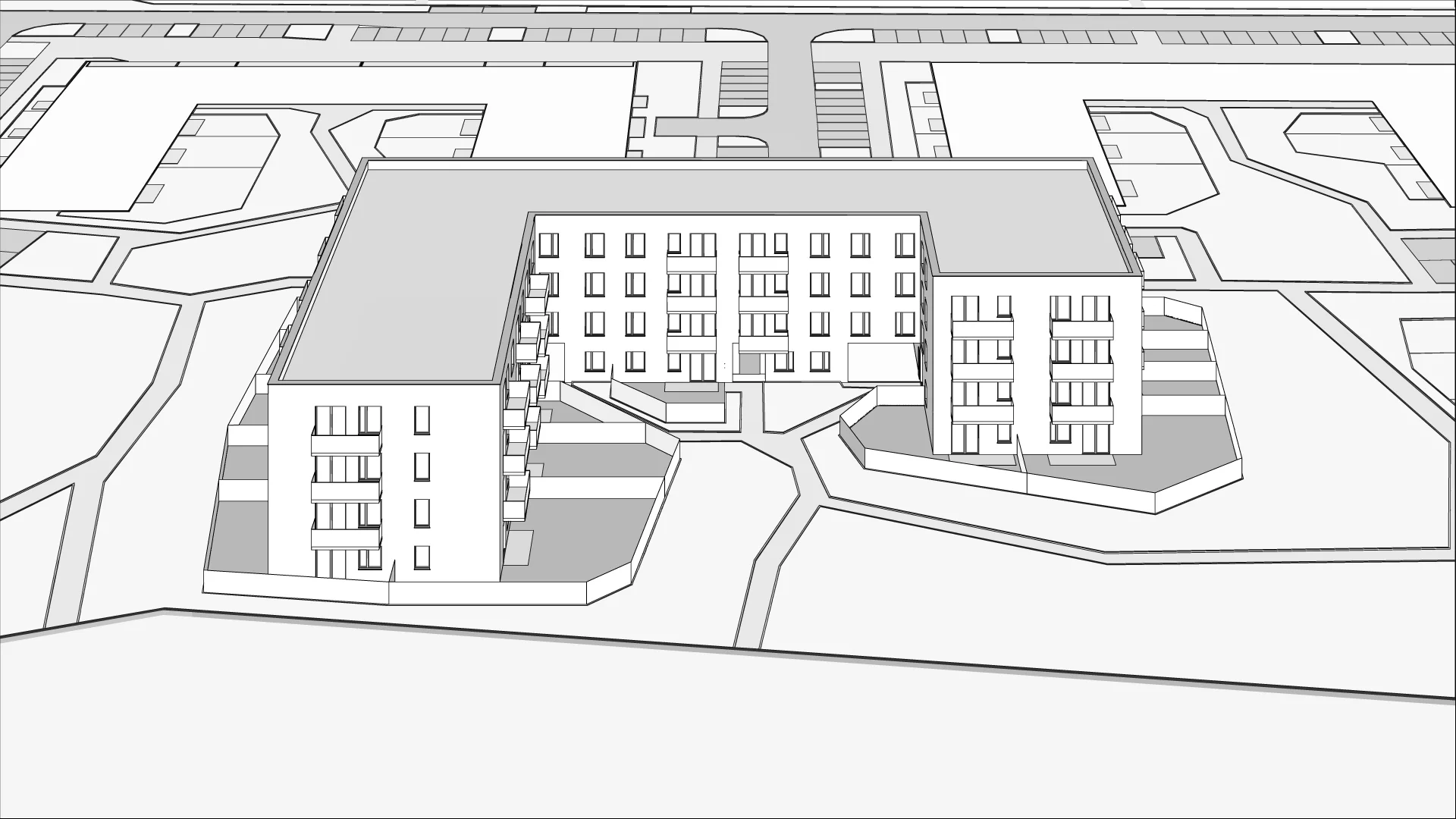 Wirtualna makieta 3D mieszkania 33.82 m², 4B/165