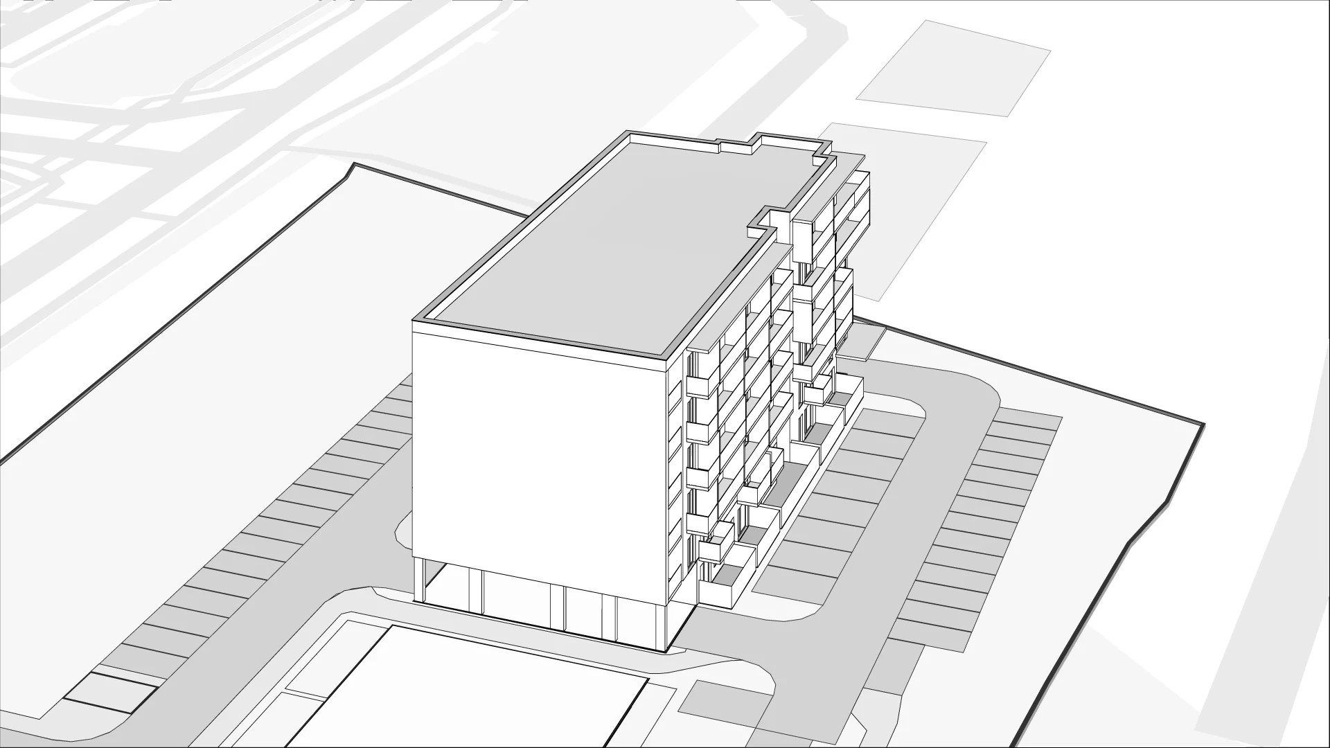 Wirtualna makieta 3D mieszkania 45.33 m², A/54