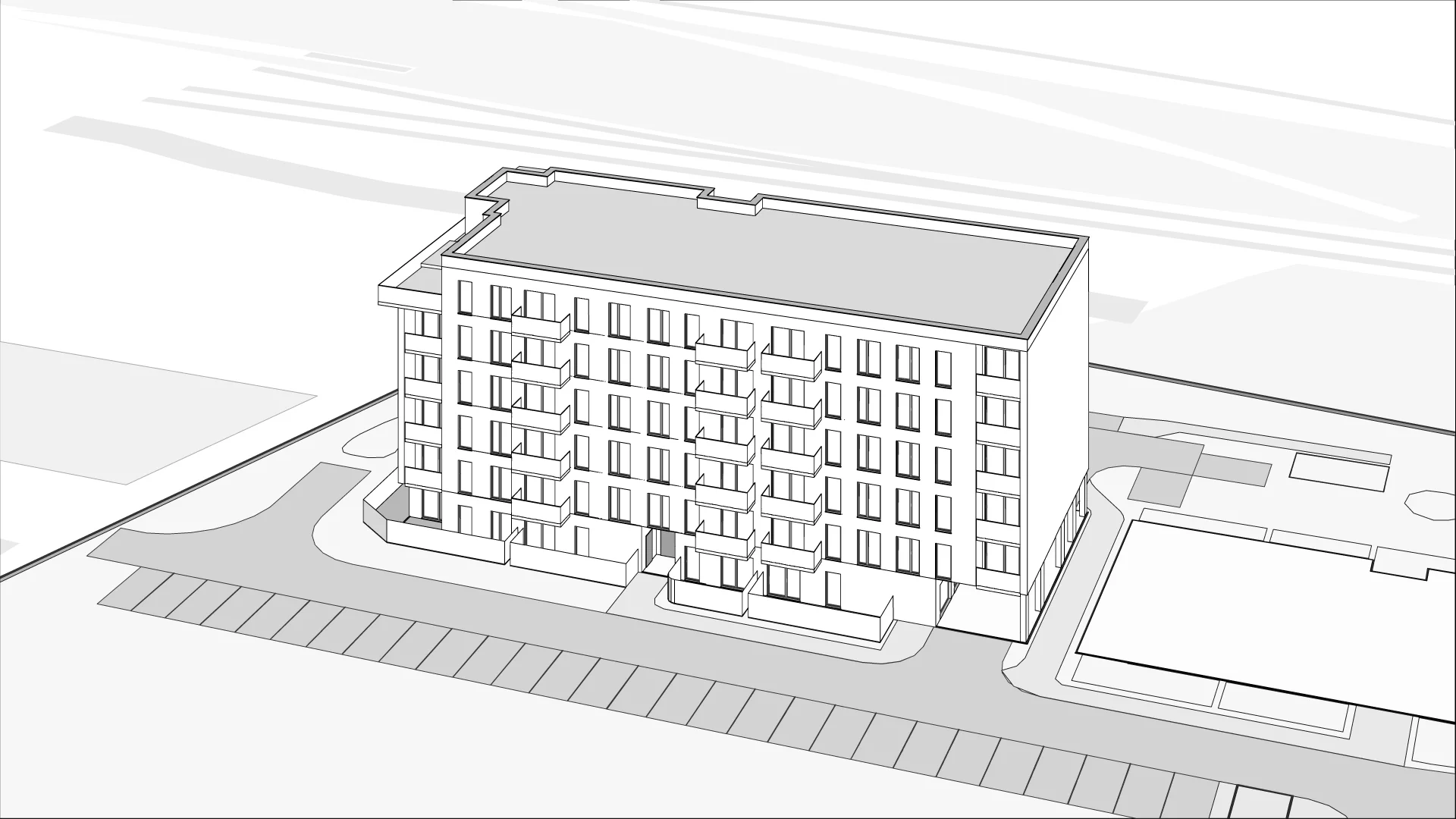 Wirtualna makieta 3D mieszkania 71.35 m², A/2