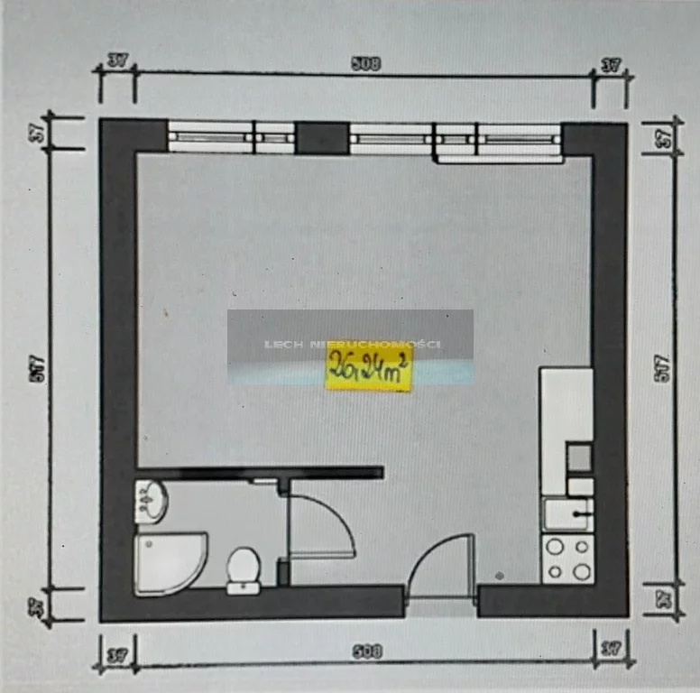 1 pokój, mieszkanie 26,24 m², piętro 1, oferta nr , 54698/4508/OMS, Warszawa, Bielany, Bielany, Dorycka