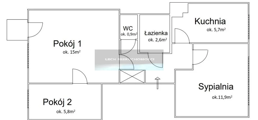 3 pokoje, mieszkanie 47,10 m², piętro 2, oferta nr , 53544/4508/OMS, Warszawa, Włochy, Włochy, 1 Sierpnia