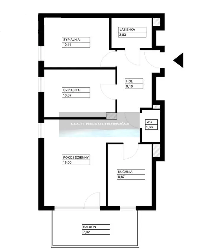 Mieszkanie na sprzedaż, 62,44 m², 3 pokoje, 3 piętro, oferta nr 50799/4508/OMS