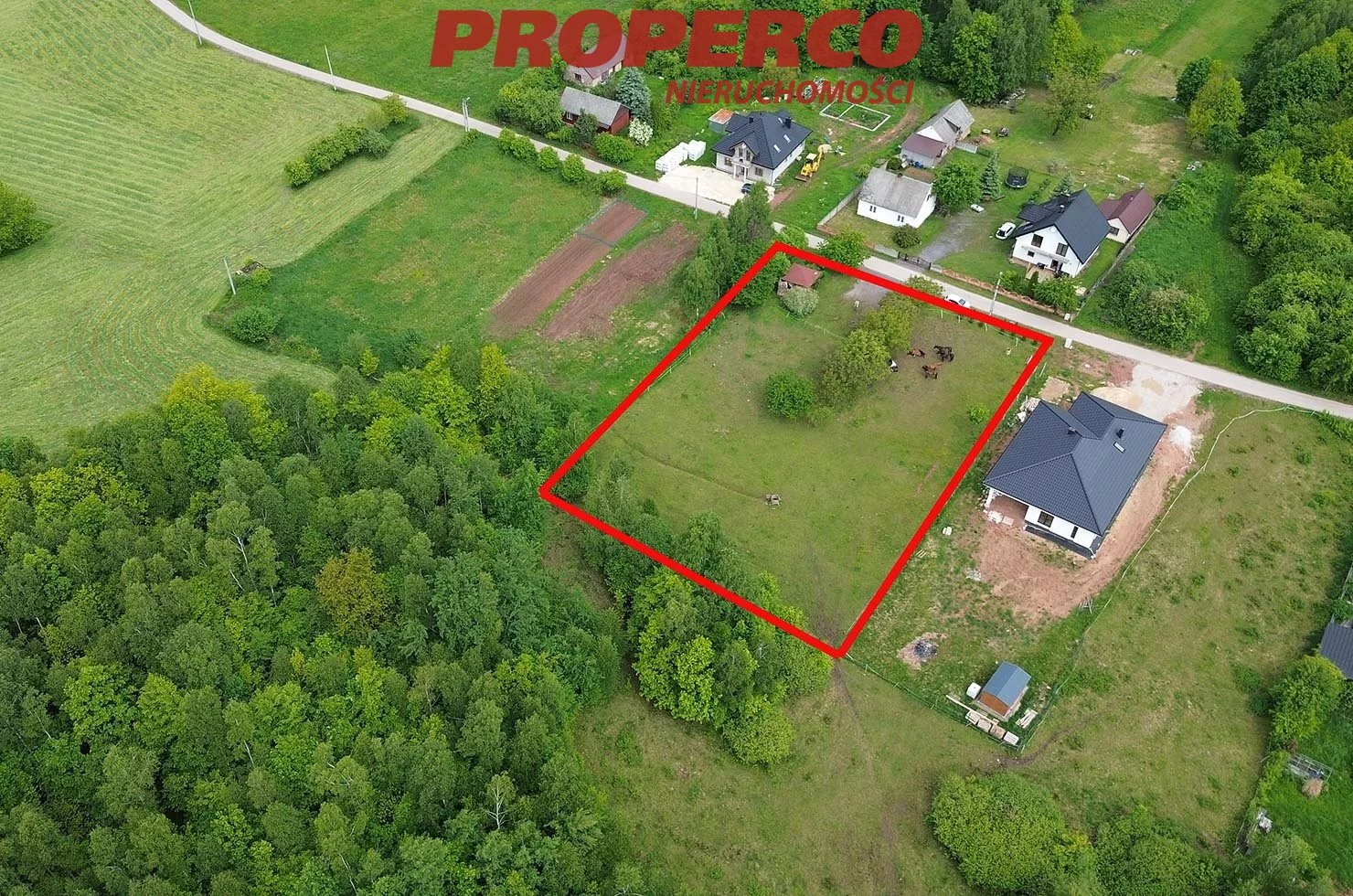 Działka 3 029,00 m², oferta nr , PRP-GS-75096, Mniów, Kamieniec
