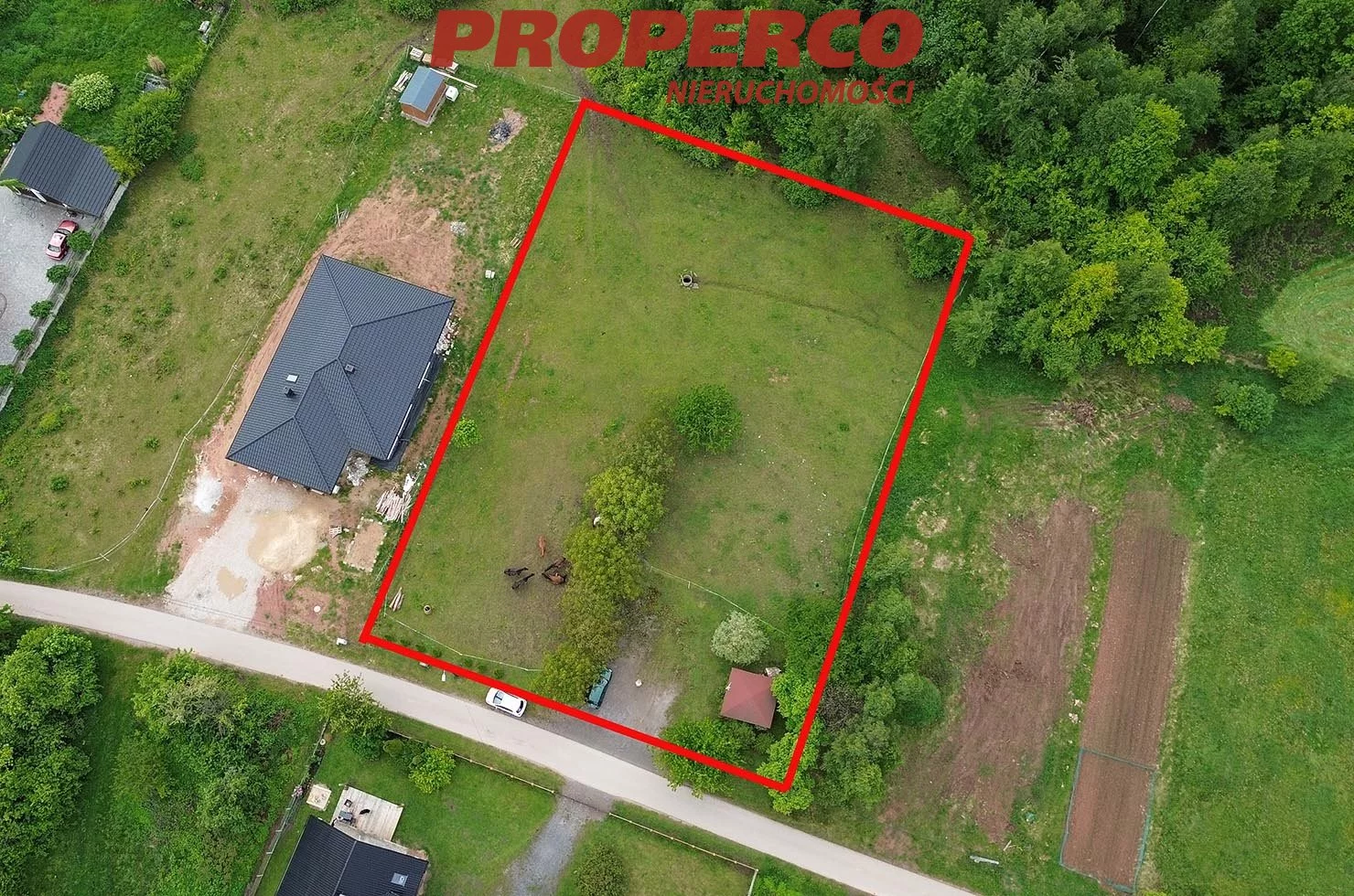 Działka 3 029,00 m², oferta nr , PRP-GS-75096, Mniów, Kamieniec
