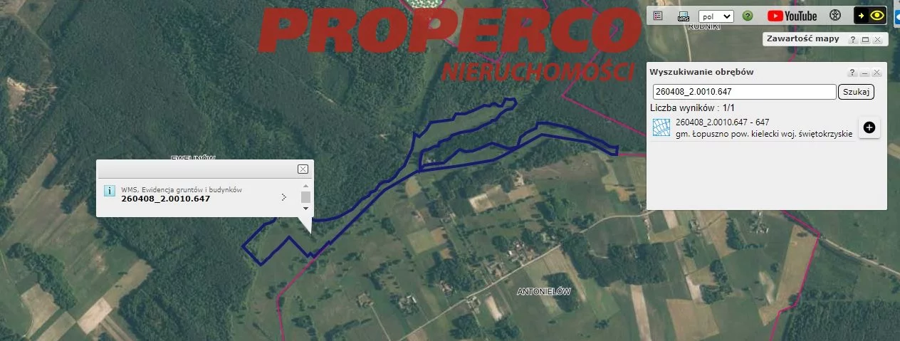 Działka 107 800,00 m², oferta nr , PRP-GS-70729, Łopuszno