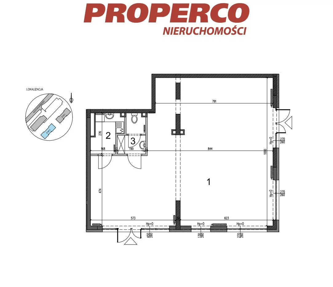 Lokal użytkowy 108,04 m², oferta nr , PRP-LS-73785, Kielce, KSM, Aleja Solidarności