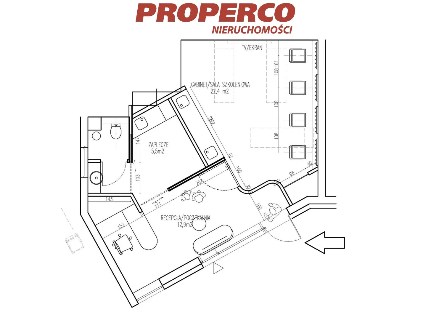 Lokal użytkowy 46,17 m², oferta nr , PRP-LW-75291, Warszawa, Praga Południe, Praga Południe, Garibaldiego