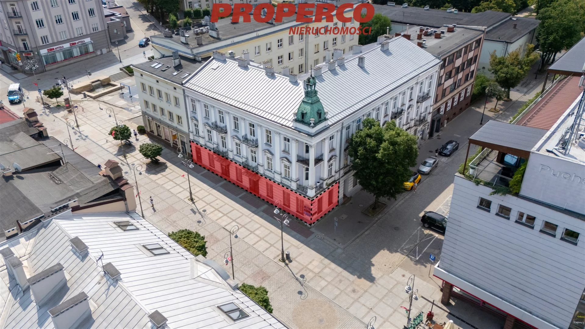 Lokal użytkowy 418,42 m², Kielce, Centrum, Henryka Sienkiewicza, Wynajem