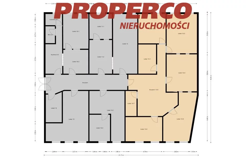 Lokal użytkowy 304,46 m², oferta nr , PRP-LW-75411, Kielce, KSM
