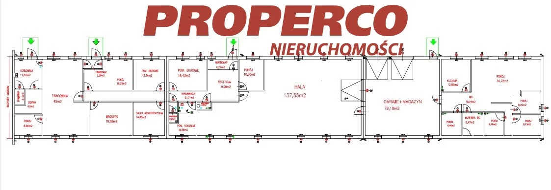 Lokal użytkowy 1 113,70 m², oferta nr , PRP-LS-74762, Nowiny