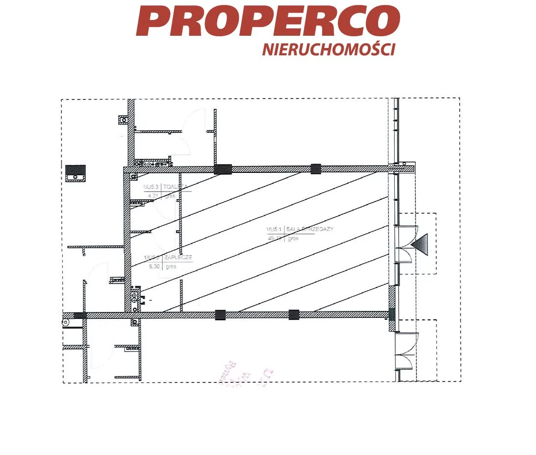Lokal użytkowy 59,63 m², oferta nr , PRP-LS-74596-25, Kielce, Centrum, Panoramiczna