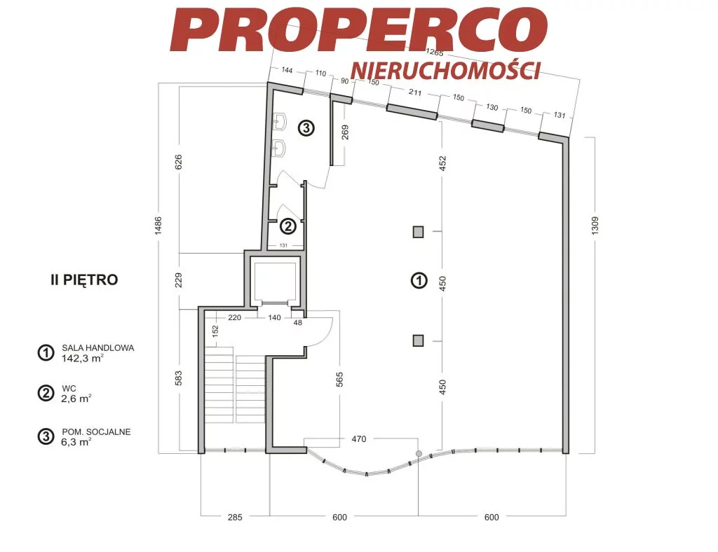 Lokal użytkowy 151,20 m², oferta nr , PRP-LW-61009-25, Kielce, Centrum, Sienkiewicza