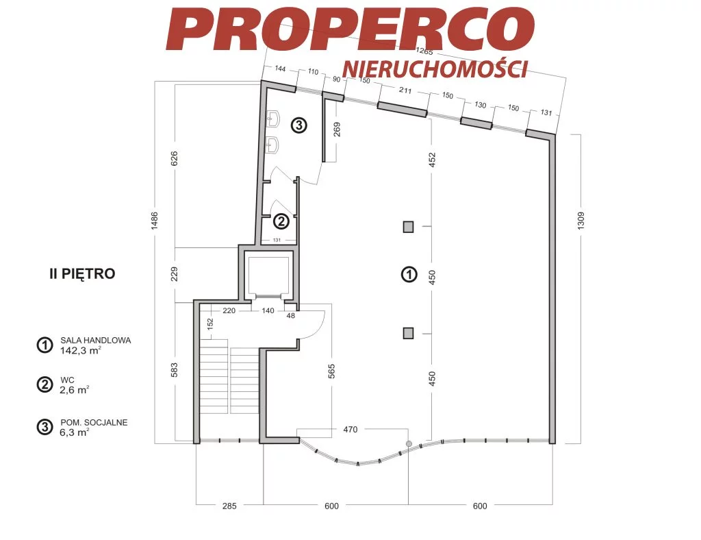 Lokal użytkowy 151,20 m², oferta nr , PRP-LW-61009-25, Kielce, Centrum, Sienkiewicza