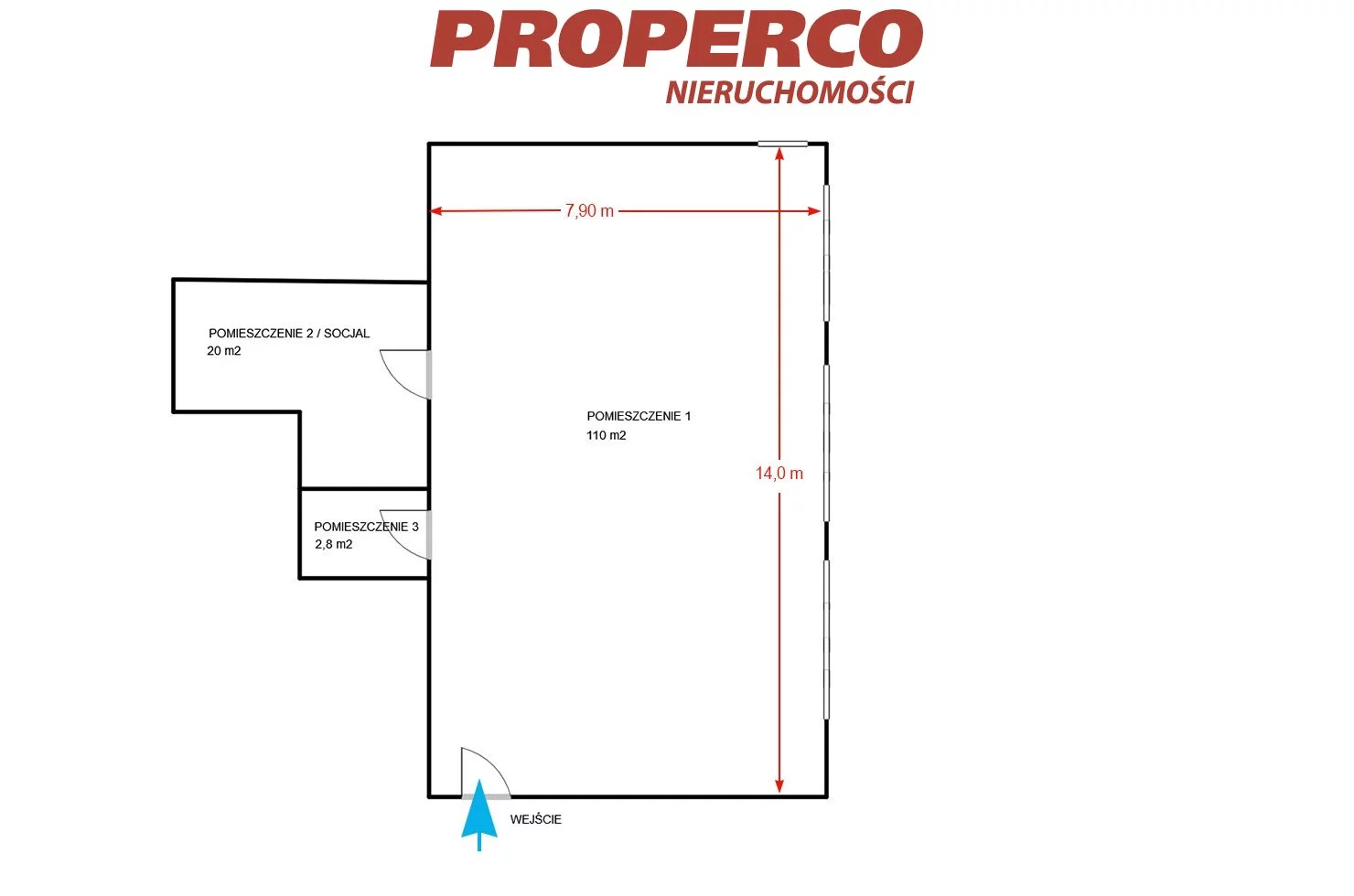 Lokal użytkowy 120,00 m², oferta nr , PRP-LW-73849, Kielce, Centrum, Zagnańska