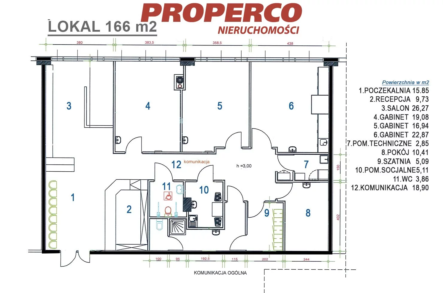 Lokal użytkowy 166,00 m², oferta nr , PRP-LS-75197, Kielce, Szydłówek, Zagnańska