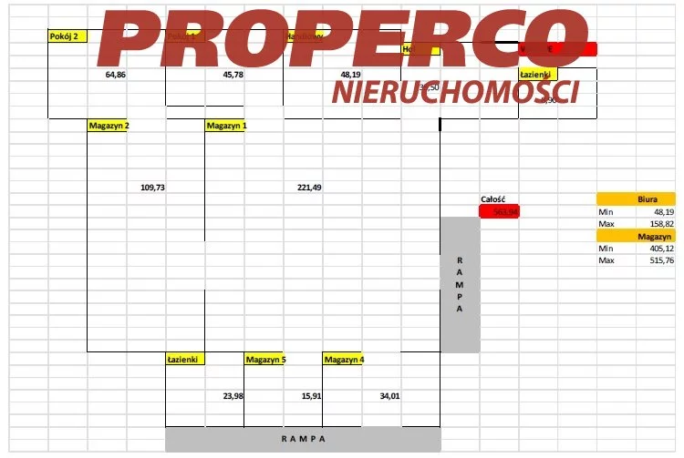 Magazyn 365,37 m², oferta nr , PRP-HW-75051, Kielce
