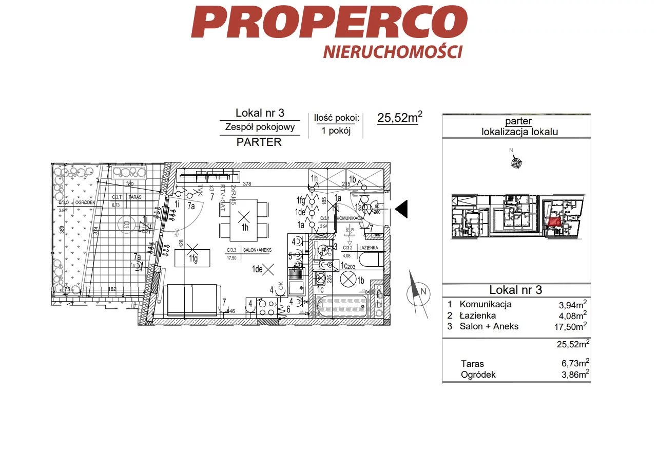 1 pokój, mieszkanie 25,52 m², parter, oferta nr , PRP-MS-75470, Kielce, Szydłówek, Klonowa