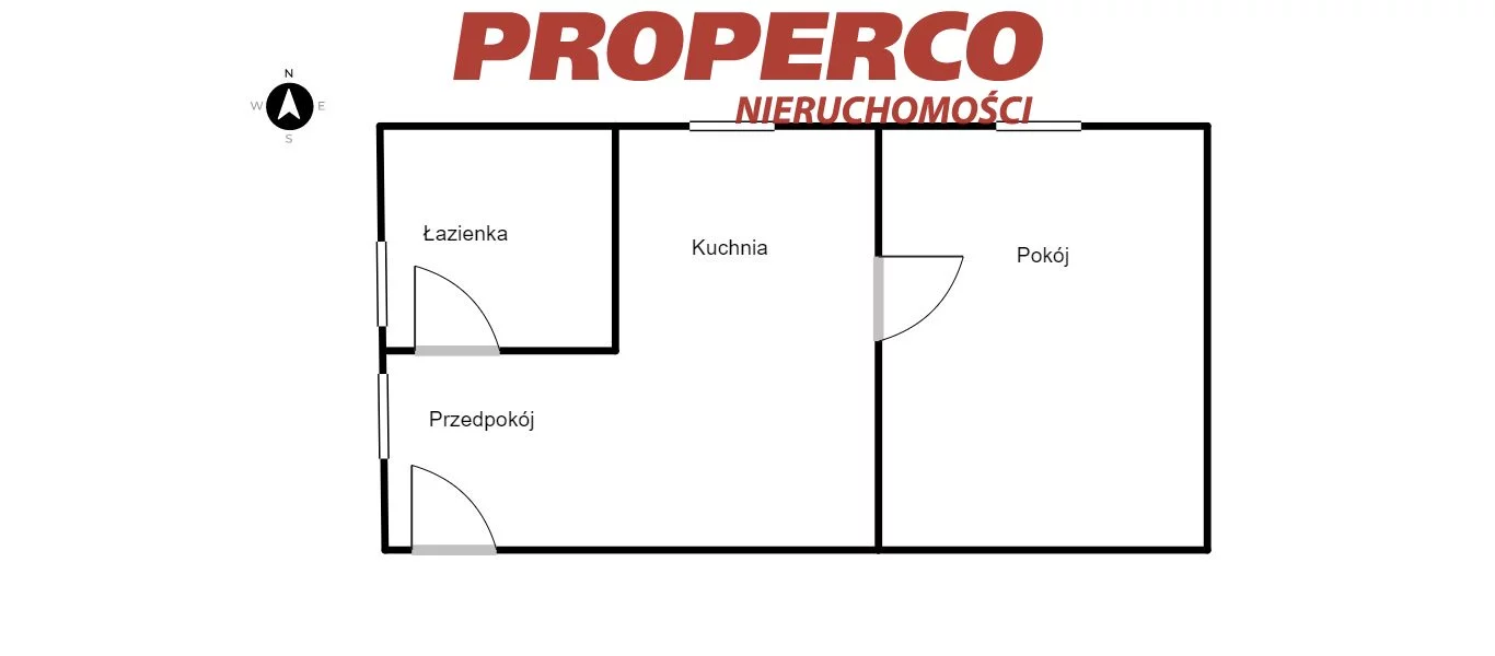 1 pokój, mieszkanie 33,00 m², piętro 1, oferta nr , PRP-MS-70910, Skarżysko-Kamienna, Staffa