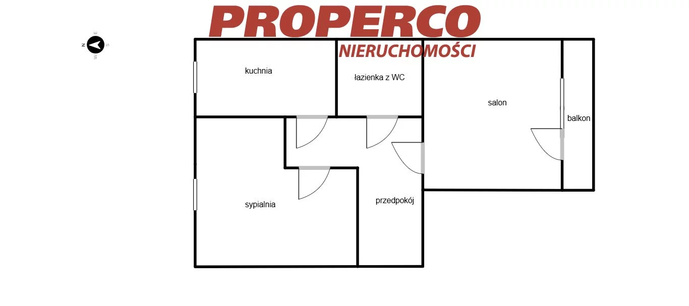 2 pokoje, mieszkanie 47,92 m², piętro 10, oferta nr , PRP-MS-75383, Kielce, Czarnów, Bolesława Chrobrego