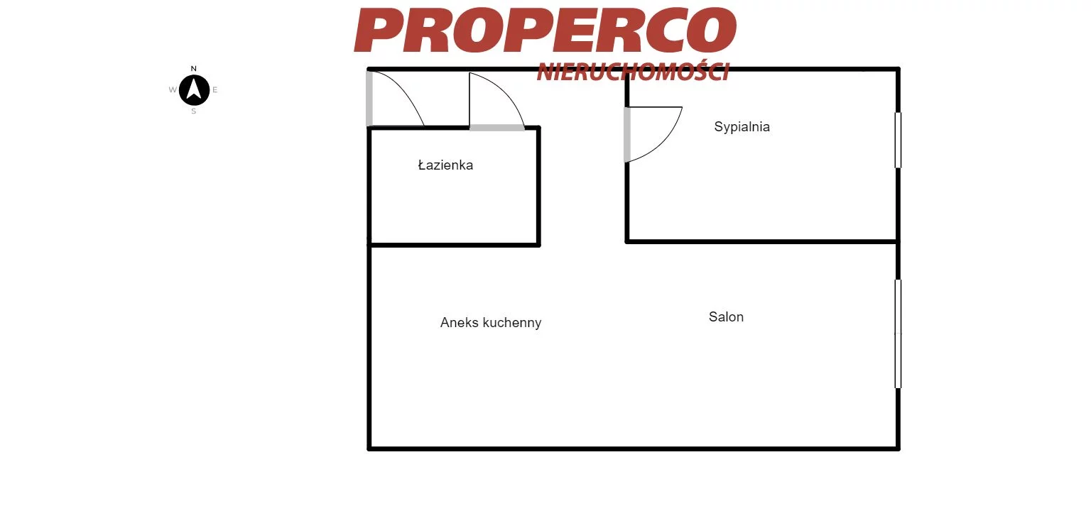 2 pokoje, mieszkanie 35,00 m², piętro 1, oferta nr , PRP-MS-73683, Kielce, Centrum, Chęcińska