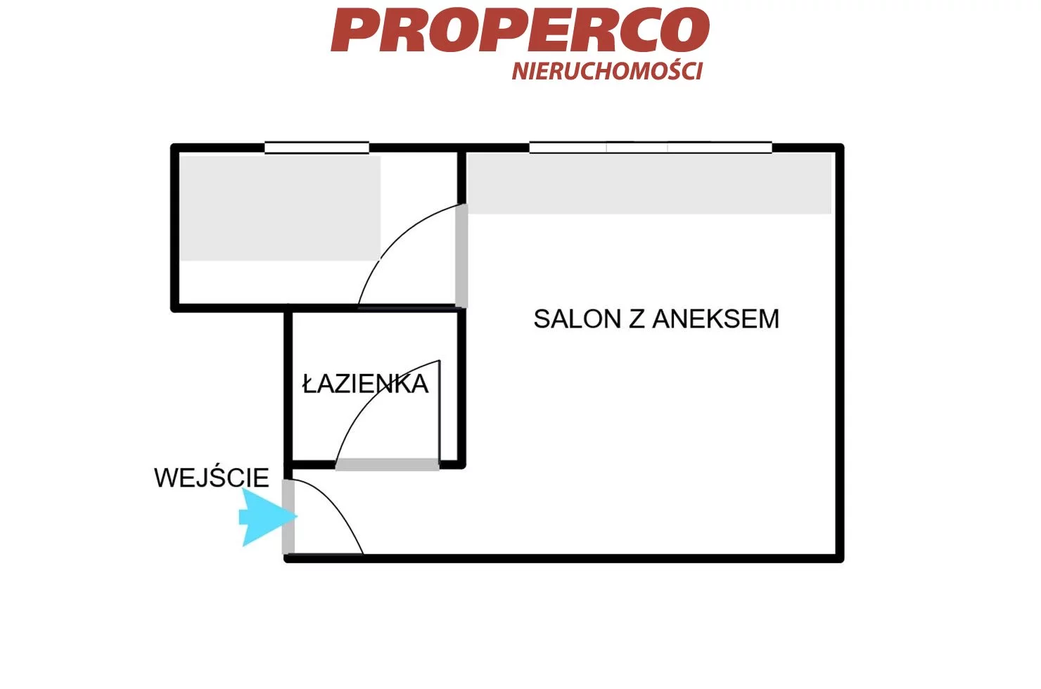 2 pokoje, mieszkanie 26,70 m², piętro 4, oferta nr , PRP-MS-75272, Kielce, KSM, Fryderyka Chopina