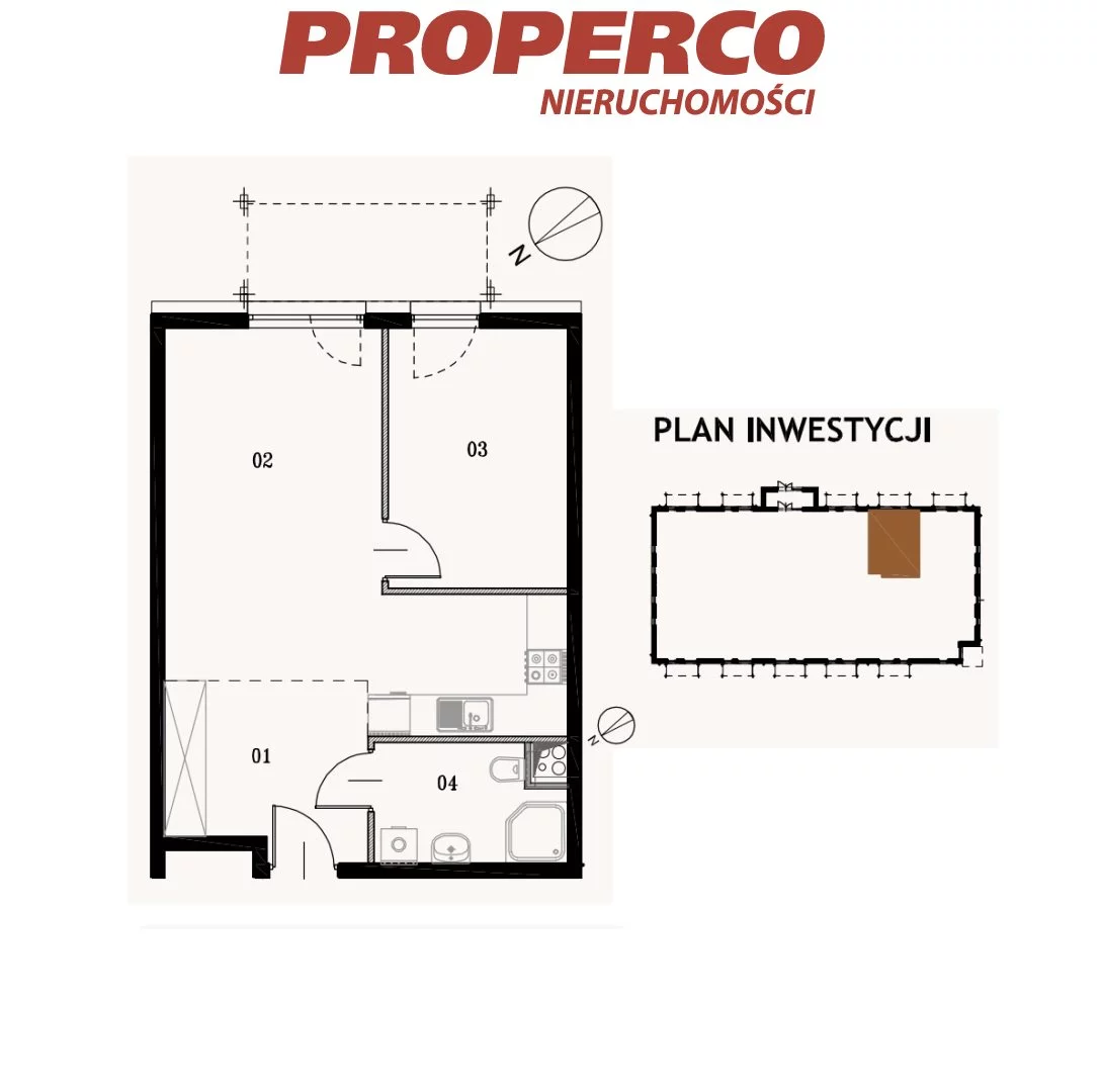 2 pokoje, mieszkanie 42,36 m², parter, oferta nr , PRP-MS-73498, Jędrzejów