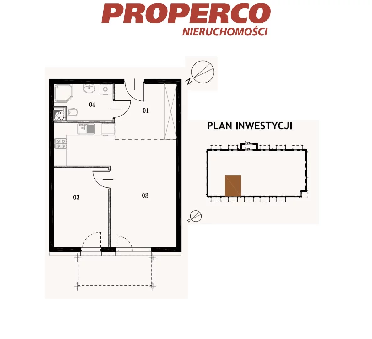 2 pokoje, mieszkanie 42,95 m², parter, oferta nr , PRP-MS-73495, Jędrzejów