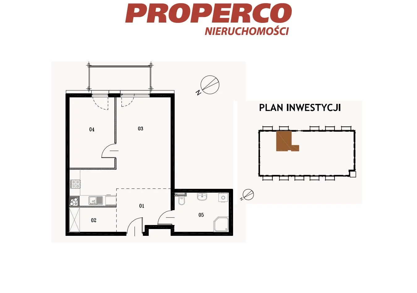 2 pokoje, mieszkanie 49,48 m², piętro 2, oferta nr , PRP-MS-73567, Jędrzejów