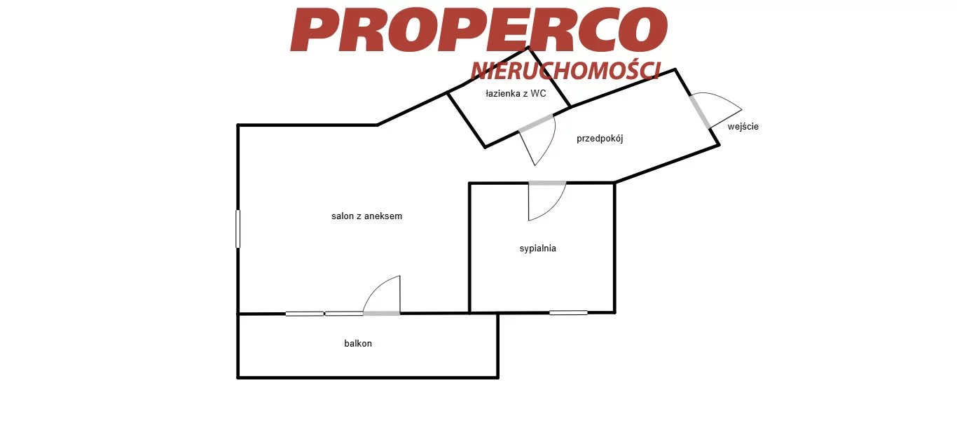 2 pokoje, mieszkanie 39,17 m², piętro 6, oferta nr , PRP-MS-75335, Kielce, Centrum