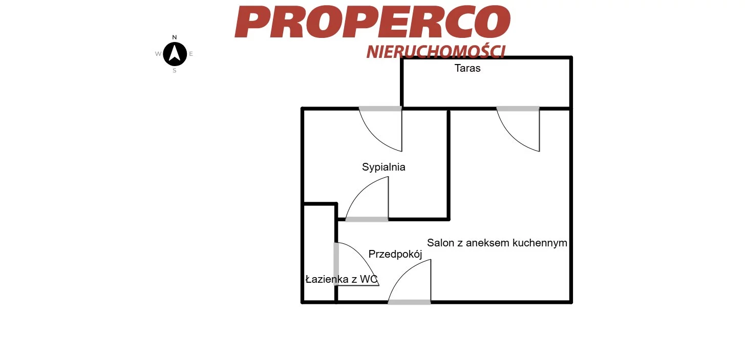 2 pokoje, mieszkanie 47,52 m², piętro 1, oferta nr , PRP-MS-75452, Kielce, Szydłówek, Klonowa