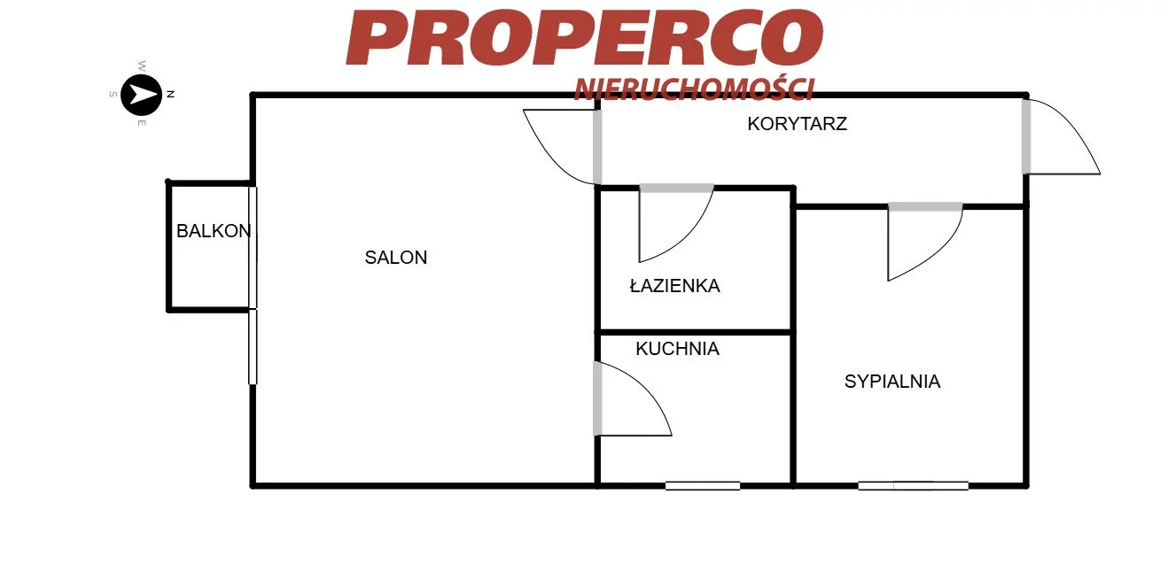 2 pokoje, mieszkanie 34,88 m², piętro 7, oferta nr , PRP-MS-73453, Kielce, Centrum, Panoramiczna