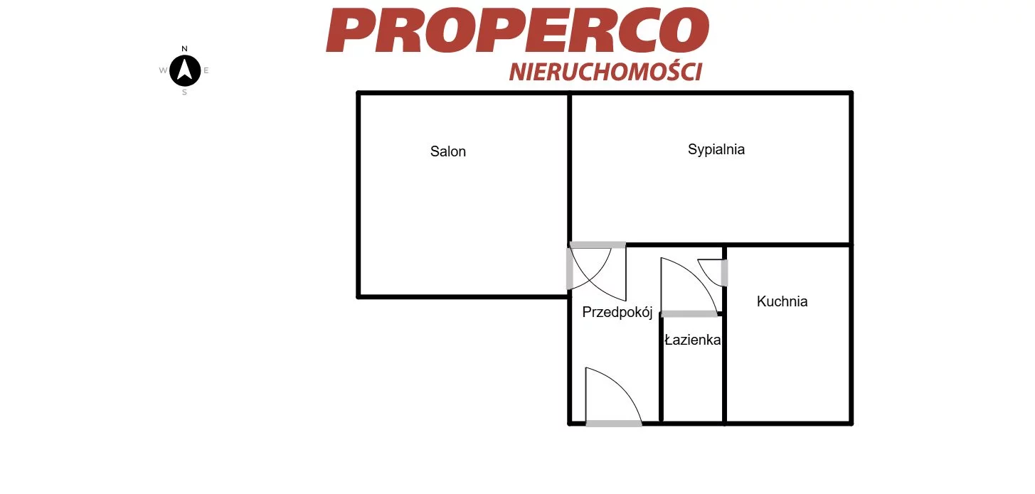 2 pokoje, mieszkanie 47,43 m², parter, oferta nr , PRP-MS-75321, Pińczów