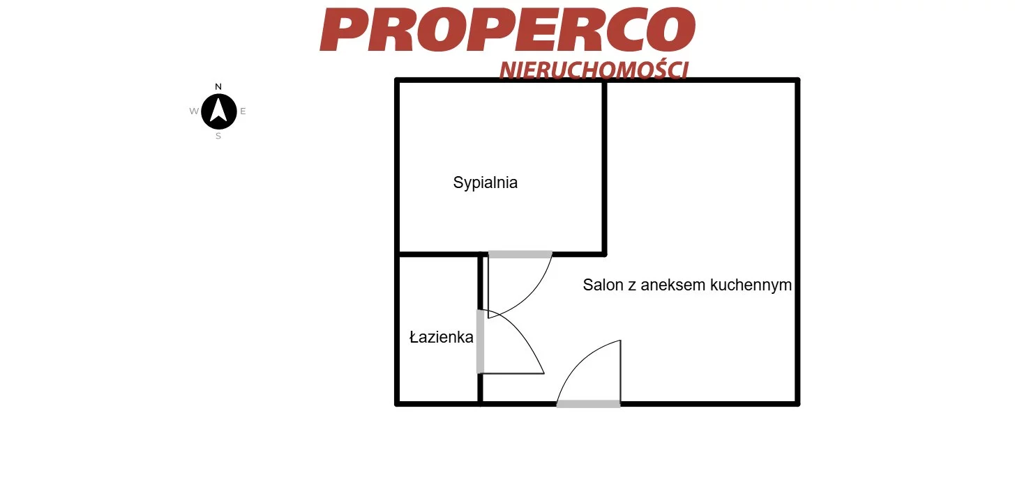 2 pokoje, mieszkanie 46,04 m², parter, oferta nr , PRP-MS-75458, Kielce, Centrum, ks. Piotra Ściegiennego