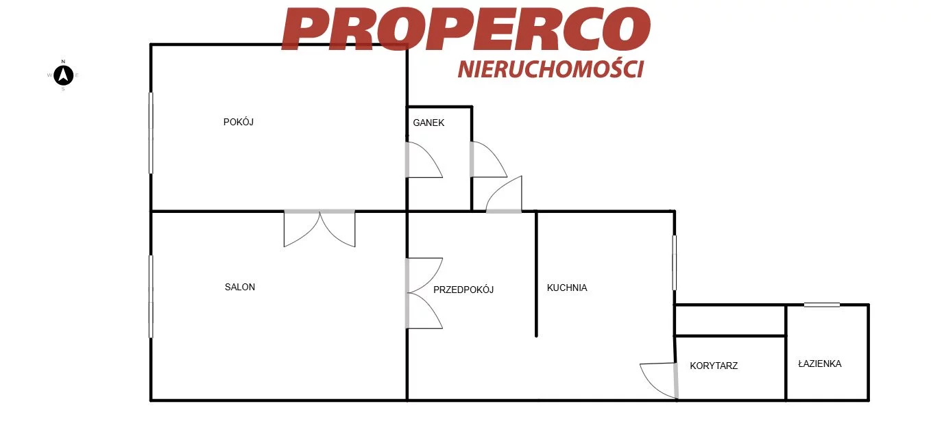2 pokoje, apartament 76,00 m², piętro 1, oferta nr , PRP-MS-75400, Kielce, Centrum, Słowackiego