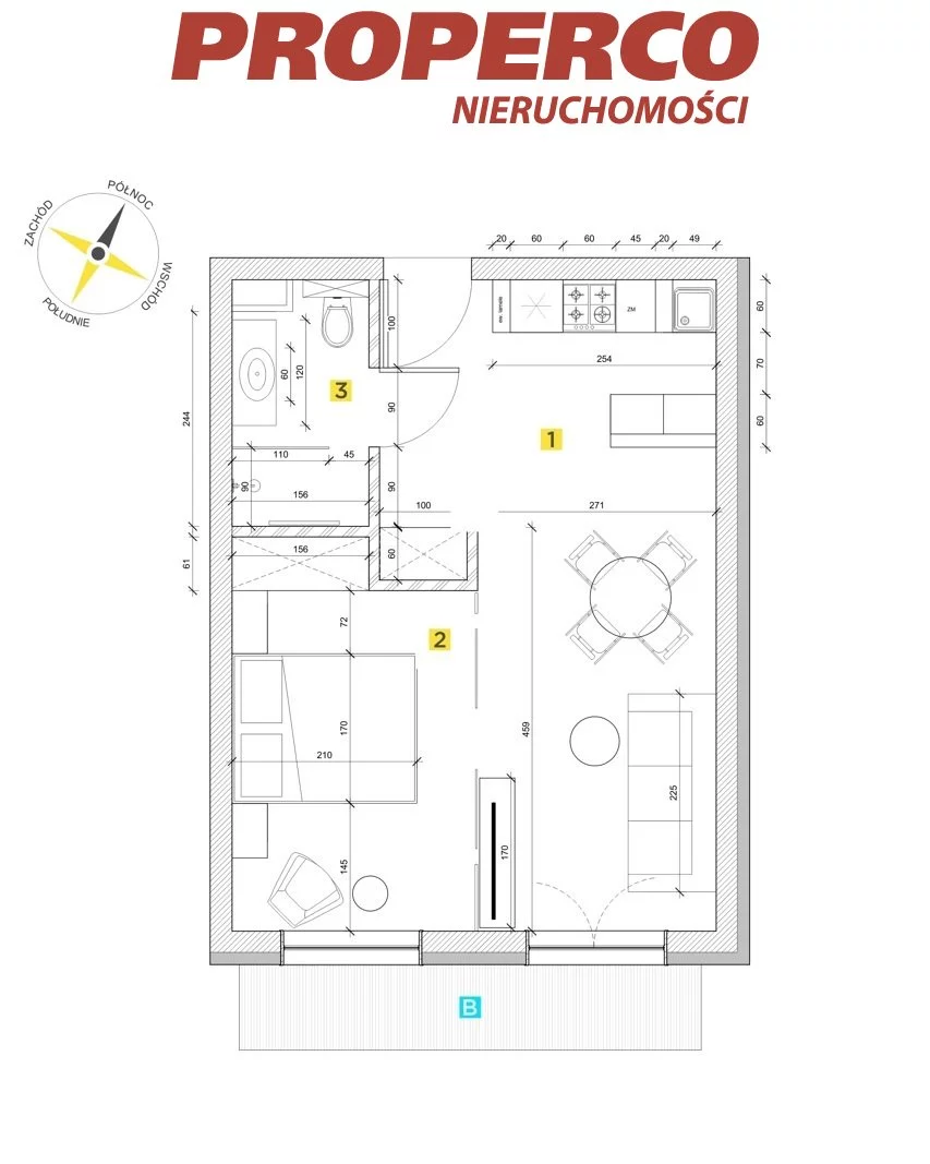 2 pokoje, mieszkanie 42,05 m², parter, oferta nr , PRP-MS-74593, Szczyrk