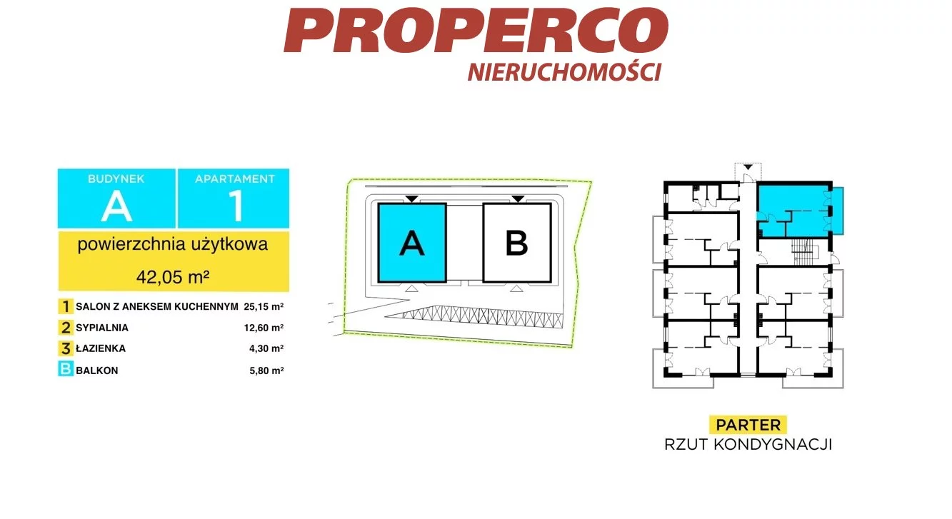 2 pokoje, mieszkanie 42,05 m², parter, oferta nr , PRP-MS-74593, Szczyrk